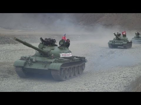 北朝鮮が異例の軍事訓練を公開width=190