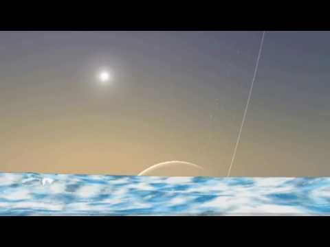 衛星ミランダから見た天王星width=190