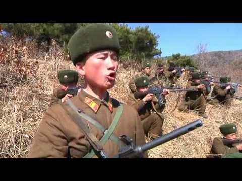 北朝鮮の人民軍軍人の気迫width=190